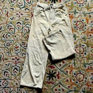 BDG Urban Outfitters high rise wide leg corduroy pants